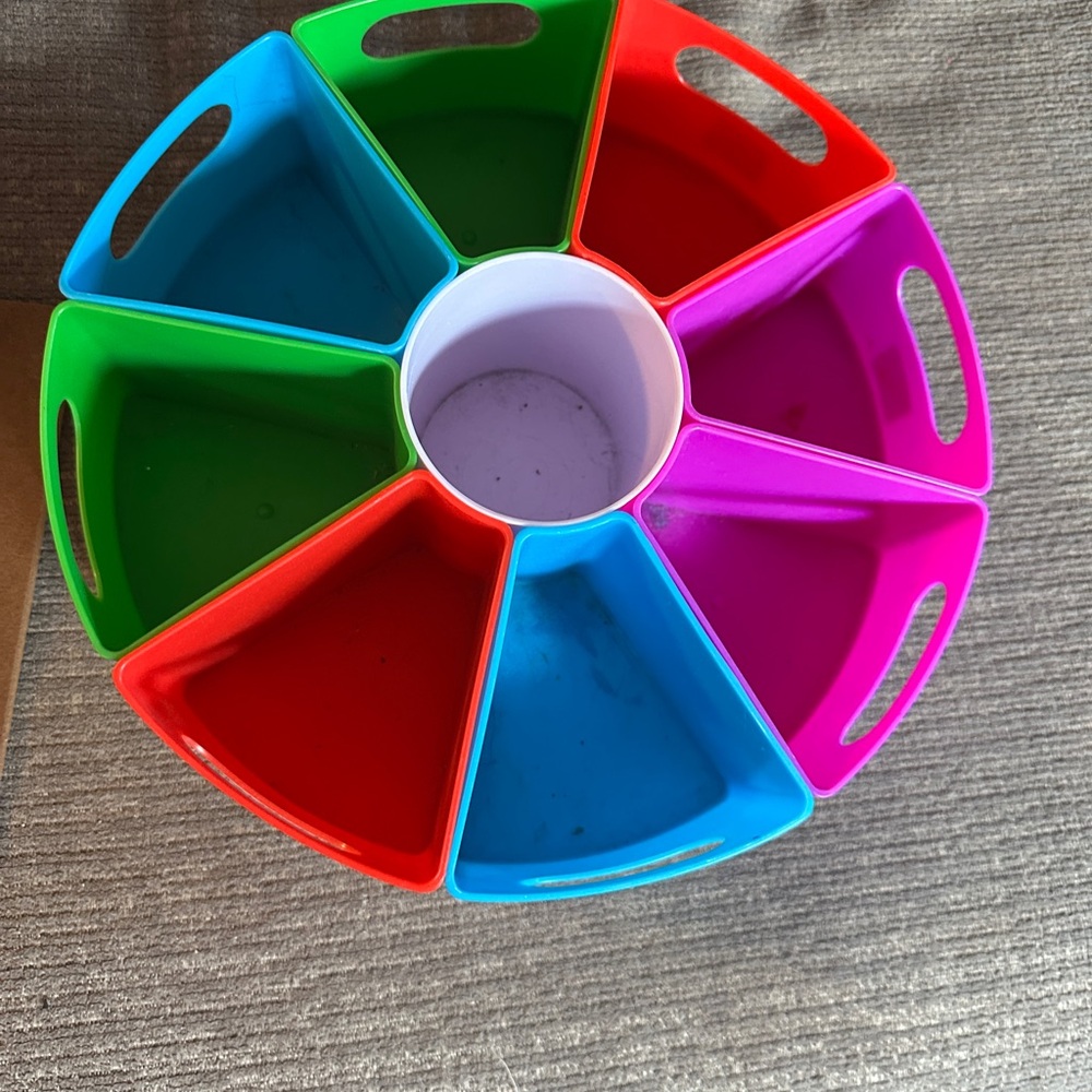 Colorful Rotating Toy Organizer - Picture 3 of 3